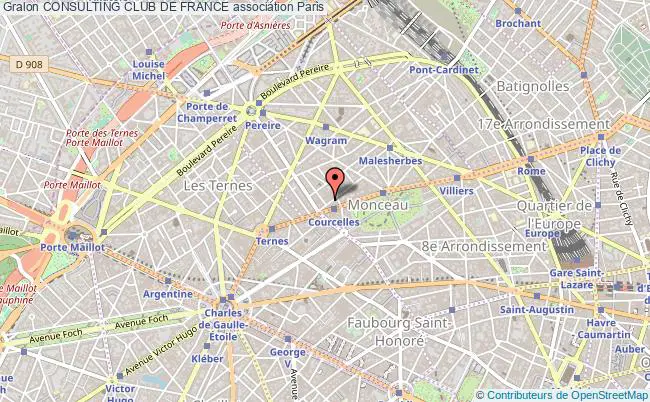 plan association Consulting Club De France Paris 17e