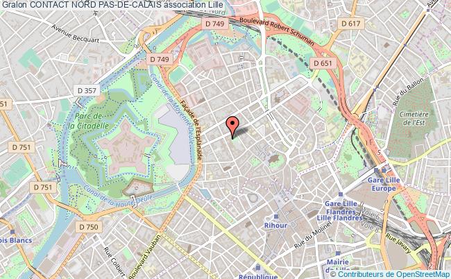 plan association Contact Nord Pas-de-calais Lille