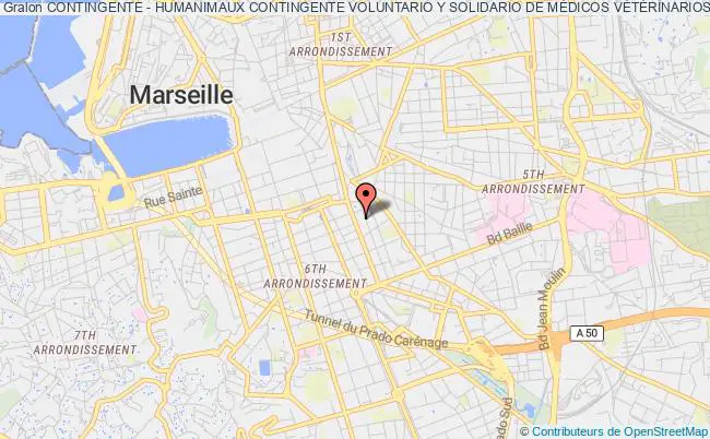 plan association Contingente - Humanimaux Contingente Voluntario Y Solidario De MÉdicos VÉtÉrinarios Marseille