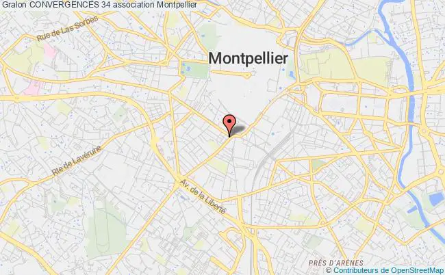 plan association Convergences 34 Montpellier