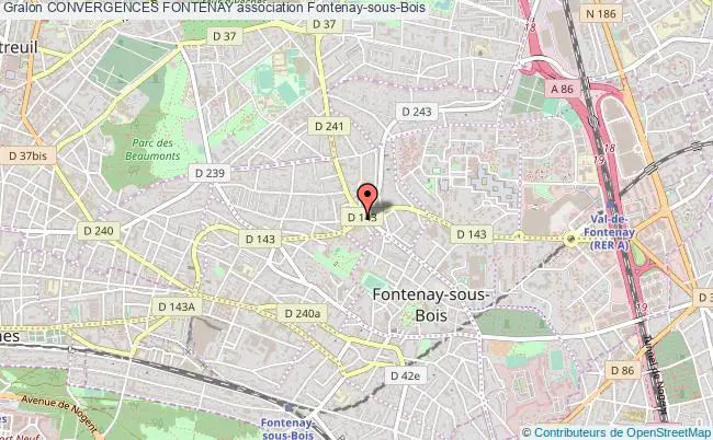 plan association Convergences Fontenay Fontenay-sous-Bois