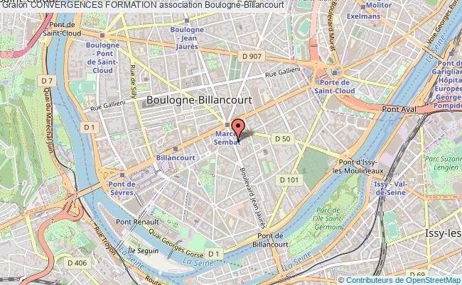 plan association Convergences Formation Boulogne-Billancourt