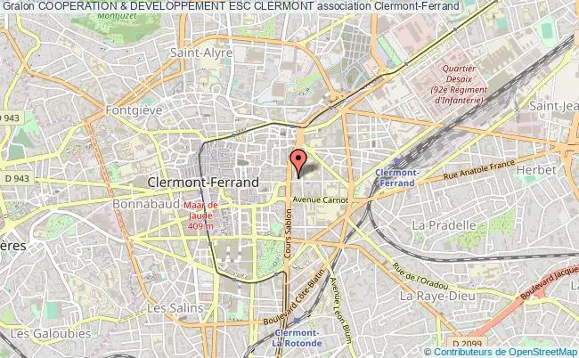 plan association Cooperation & Developpement Esc Clermont Clermont-Ferrand