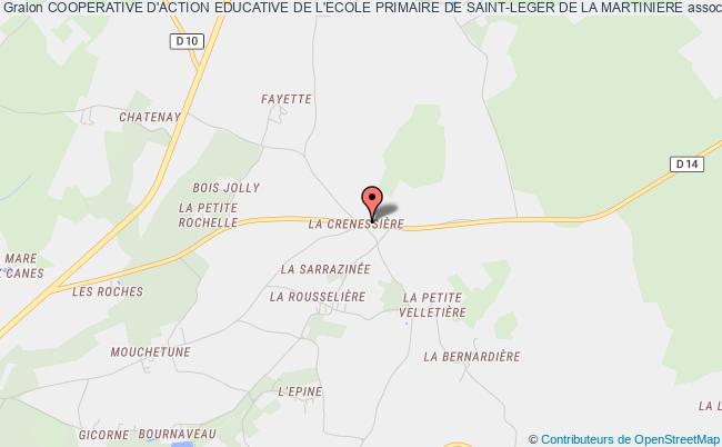 plan association Cooperative D'action Educative De L'ecole Primaire De Saint-leger De La Martiniere Melle