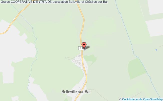 plan association Cooperative D'entr'aide Belleville-et-Châtillon-sur-Bar