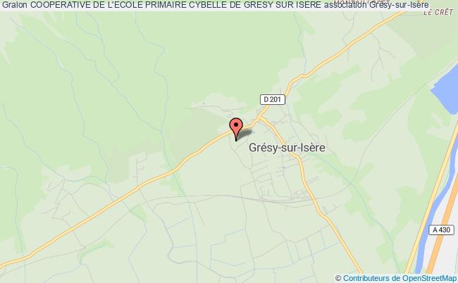 plan association Cooperative De L'ecole Primaire Cybelle De Gresy Sur Isere Grésy-sur-Isère