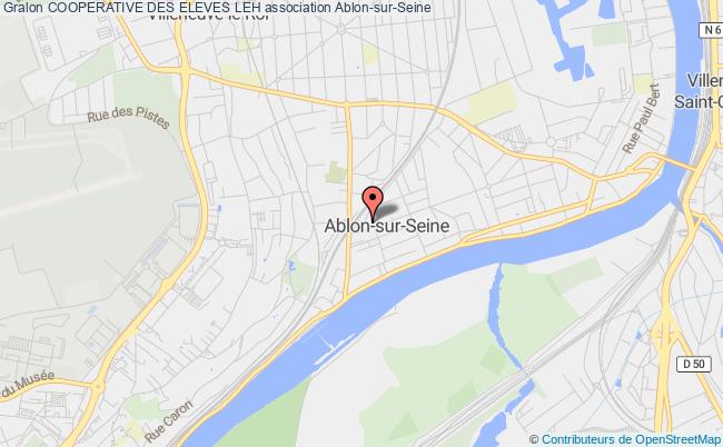 plan association Cooperative Des Eleves Leh Ablon-sur-Seine