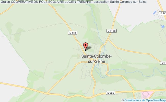 plan association Cooperative Du Pole Scolaire Lucien Treuffet Sainte-Colombe-sur-Seine