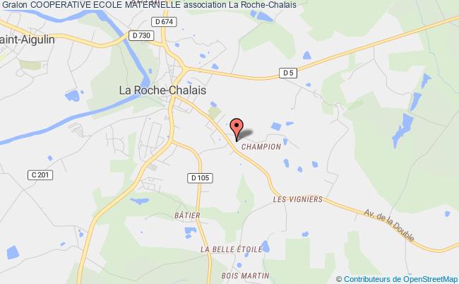 plan association Cooperative Ecole Maternelle La Roche-Chalais