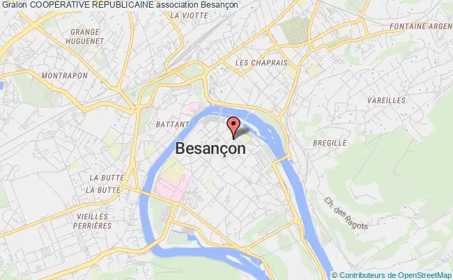 plan association CoopÉrative RÉpublicaine Besançon