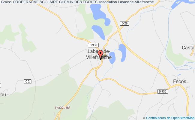 plan association CoopÉrative Scolaire Chemin Des Écoles Labastide-Villefranche