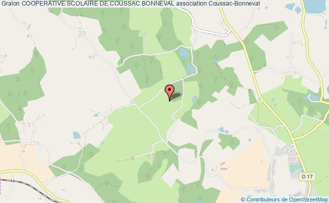 plan association Cooperative Scolaire De Coussac Bonneval Coussac-Bonneval