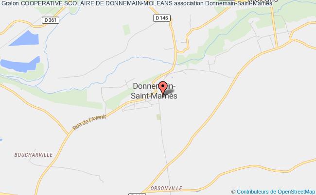 plan association Cooperative Scolaire De Donnemain-moleans Donnemain-Saint-Mamès