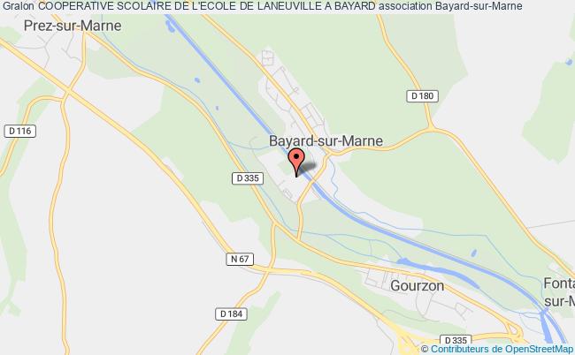 plan association Cooperative Scolaire De L'ecole De Laneuville A Bayard Bayard-sur-Marne