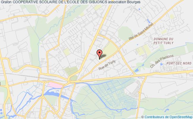 plan association Cooperative Scolaire De L'ecole Des Gibjoncs Bourges
