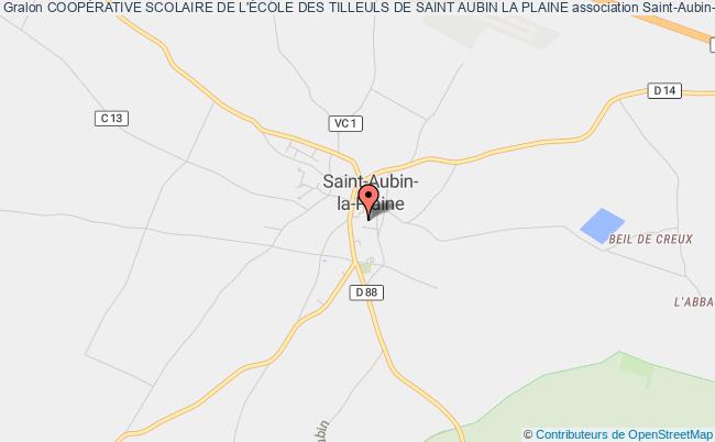 plan association CoopÉrative Scolaire De L'École Des Tilleuls De Saint Aubin La Plaine Saint-Aubin-la-Plaine