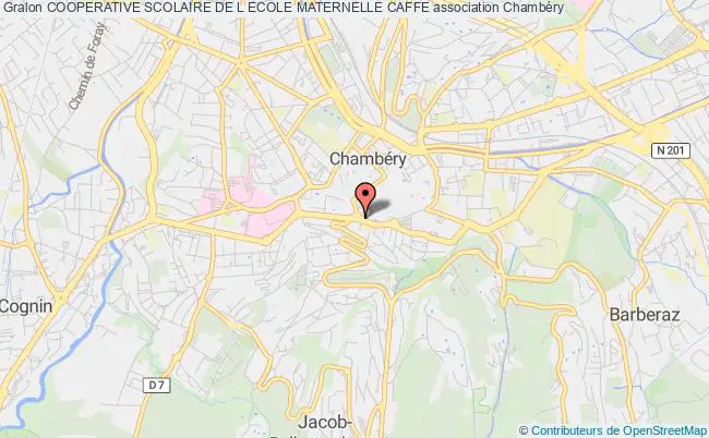 plan association Cooperative Scolaire De L Ecole Maternelle Caffe Chambéry