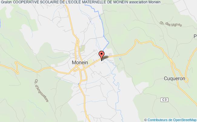 plan association Cooperative Scolaire De L'ecole Maternelle De Monein Monein