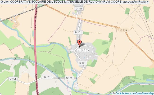 plan association Cooperative Scolaire De L'ecole Maternelle De Ruvigny (ruvi Coope) Ruvigny