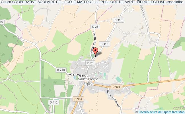 plan association Cooperative Scolaire De L'ecole Maternelle Publique De Saint- Pierre-egtlise Saint-Pierre-Église
