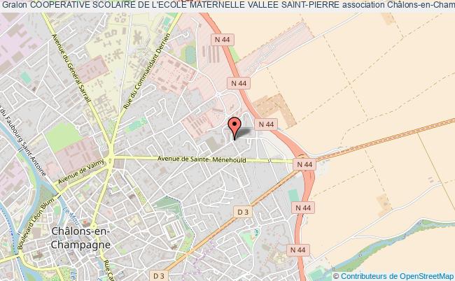 plan association Cooperative Scolaire De L'ecole Maternelle Vallee Saint-pierre Châlons-en-Champagne