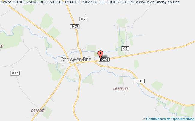 plan association Cooperative Scolaire De L'ecole Primaire De Choisy En Brie Choisy-en-Brie