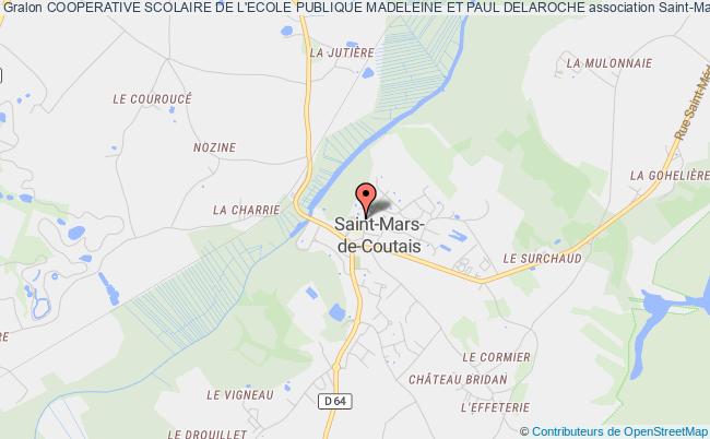 plan association Cooperative Scolaire De L'ecole Publique Madeleine Et Paul Delaroche Saint-Mars-de-Coutais