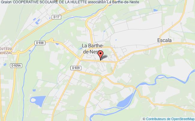 plan association Cooperative Scolaire De La Hulette La Barthe-de-Neste