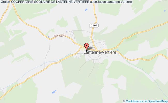 plan association Cooperative Scolaire De Lantenne-vertiere Lantenne-Vertière