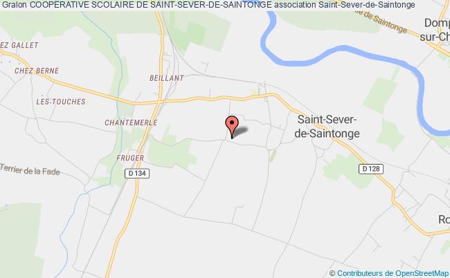 plan association Cooperative Scolaire De Saint-sever-de-saintonge Saint-Sever-de-Saintonge