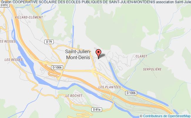 plan association Cooperative Scolaire Des Ecoles Publiques De Saint-julien-montdenis Saint-Julien-Mont-Denis