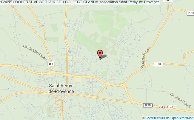 plan association Cooperative Scolaire Du College Glanum Saint-Rémy-de-Provence