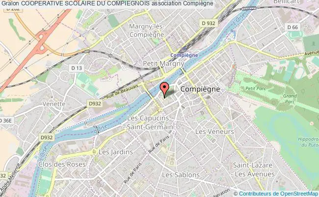 plan association Cooperative Scolaire Du Compiegnois Compiègne
