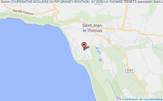 plan association Cooperative Scolaire Du Rpi Dragey-ronthon, St Jean-le-thomas, GenÊts Saint-Jean-le-Thomas