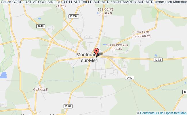 plan association Cooperative Scolaire Du R.p.i Hauteville-sur-mer / Montmartin-sur-mer Montmartin-sur-Mer