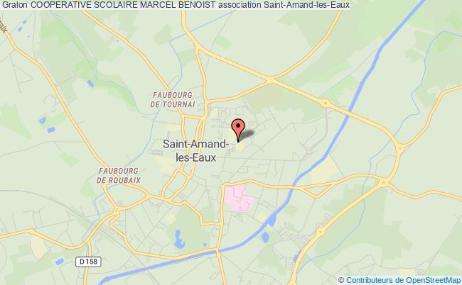 plan association Cooperative Scolaire Marcel Benoist Saint-Amand-les-Eaux
