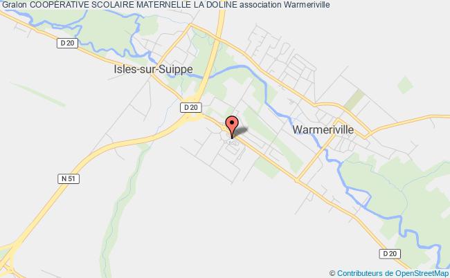 plan association CoopÉrative Scolaire Maternelle La Doline Warmeriville