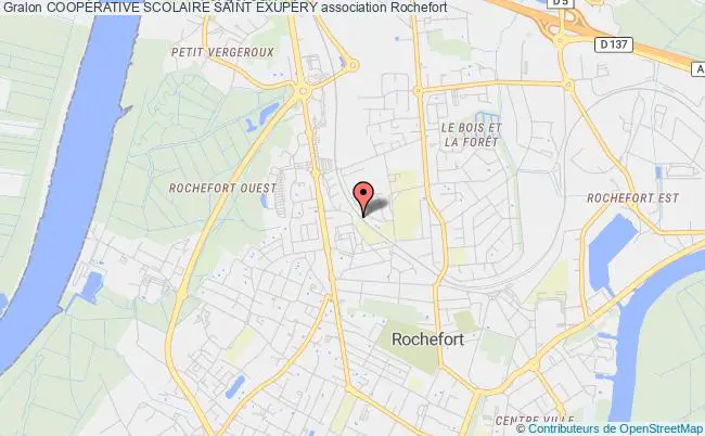plan association CoopÉrative Scolaire Saint ExupÉry Rochefort
