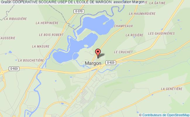 plan association Cooperative Scolaire Usep De L'ecole De Margon. Margon
