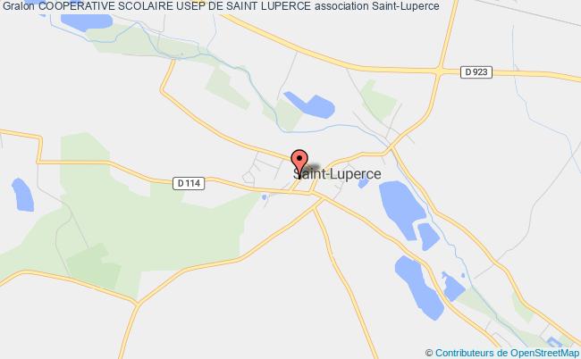 plan association Cooperative Scolaire Usep De Saint Luperce Saint-Luperce