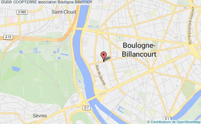 plan association Coopterre Boulogne-Billancourt