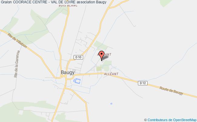 plan association Coorace Centre - Val De Loire Baugy