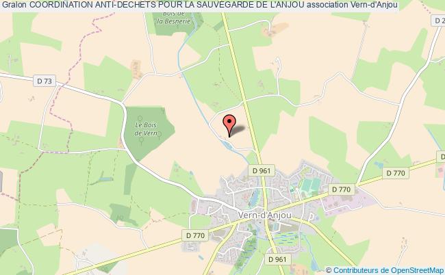 plan association Coordination Anti-dechets Pour La Sauvegarde De L'anjou Erdre-en-Anjou
