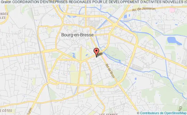 plan association Coordination D'entreprises Regionales Pour Le Developpement D'activites Nouvelles (c.e.r.d.a.n.) Bourg-en-Bresse