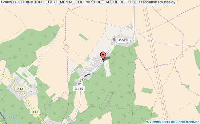 plan association Coordination Departementale Du Parti De Gauche De L'oise Rousseloy