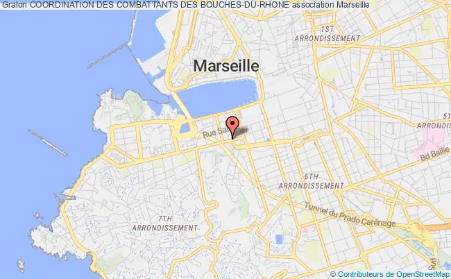 plan association Coordination Des Combattants Des Bouches-du-rhone Marseille 7