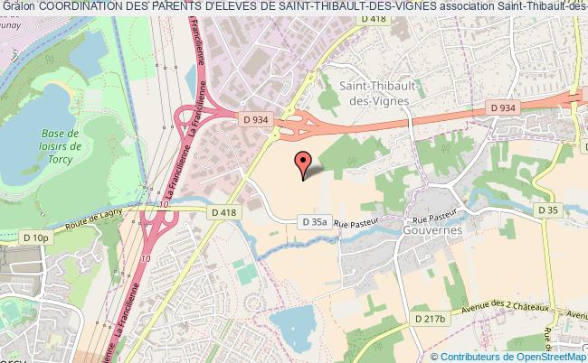 plan association Coordination Des Parents D'eleves De Saint-thibault-des-vignes Saint-Thibault-des-Vignes