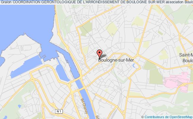 plan association Coordination GÉrontologique De L'arrondissement De Boulogne Sur Mer Boulogne-sur-Mer