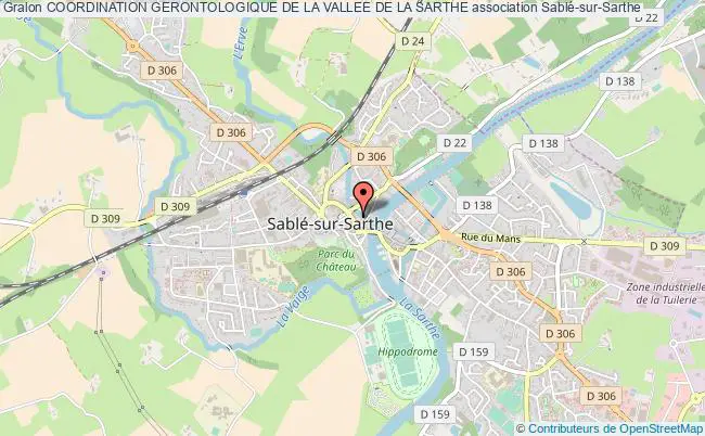 plan association Coordination Gerontologique De La Vallee De La Sarthe Sablé-sur-Sarthe
