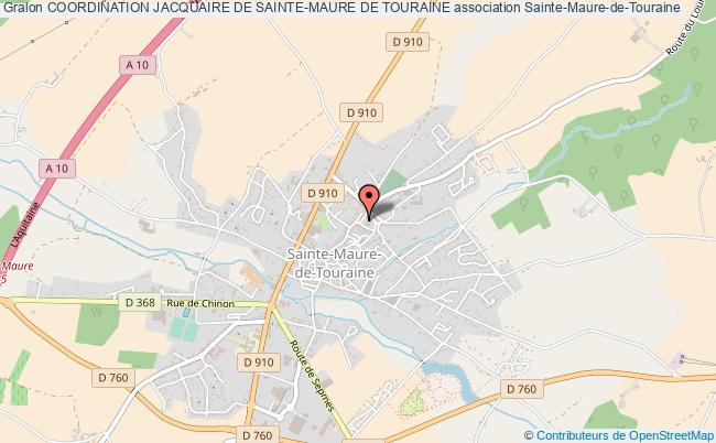plan association Coordination Jacquaire De Sainte-maure De Touraine Sainte-Maure-de-Touraine